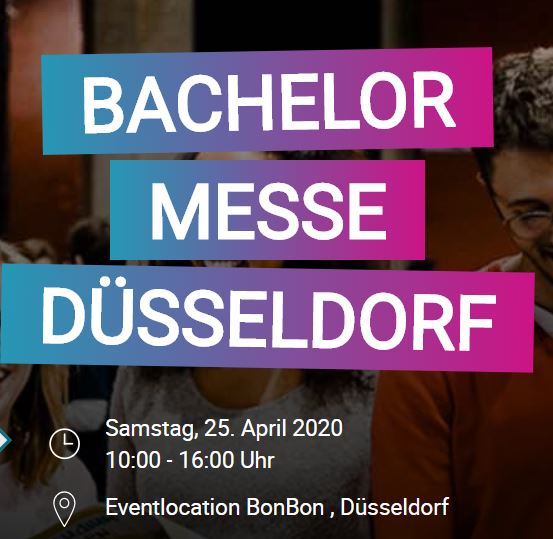 BACHELOR AND MORE – Düsseldorf  – verschoben auf den 31.10.2020